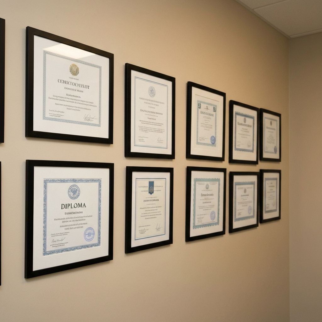 Diplome și certificări medicale